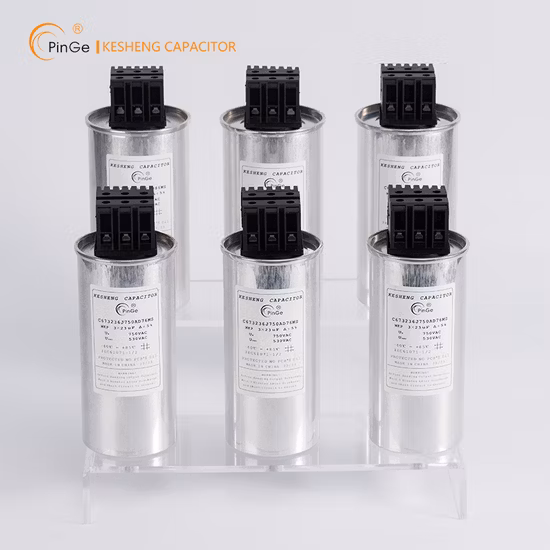 Condensador de equipo electrónico de potencia de alto voltaje personalizado con película de filtro de CA Ks Pinge